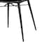 Baxton Studio Brenna Modern Bohemian Black Finished Rattan and Metal 2-Piece Dining Chair Set, PR 231-2PC-12827-ZORO - alternate 8
